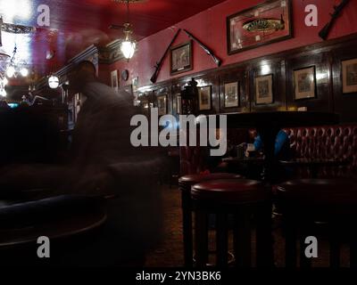 Innenraum, Long Hall Pub, South Great Georges Street, Dublin Stockfoto