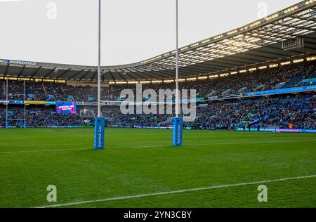 Edinburgh, Großbritannien. November 2024. Spiel der Herbstnation Series im Murrayfield Stadium, Edinburgh. Der Bildnachweis sollte lauten: Neil Hanna/Sportimage Credit: Sportimage Ltd/Alamy Live News Stockfoto