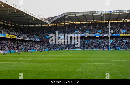 Edinburgh, Großbritannien. November 2024. Spiel der Herbstnation Series im Murrayfield Stadium, Edinburgh. Der Bildnachweis sollte lauten: Neil Hanna/Sportimage Credit: Sportimage Ltd/Alamy Live News Stockfoto