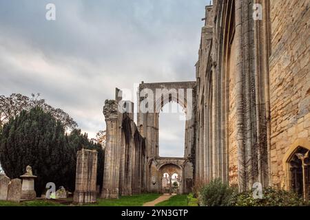 Crowland, 14. November 2024: Crowland Abbey Stockfoto