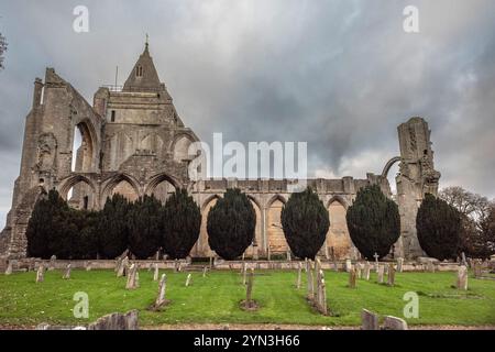 Crowland, 14. November 2024: Crowland Abbey Stockfoto