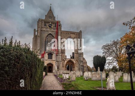 Crowland, 14. November 2024: Crowland Abbey Stockfoto