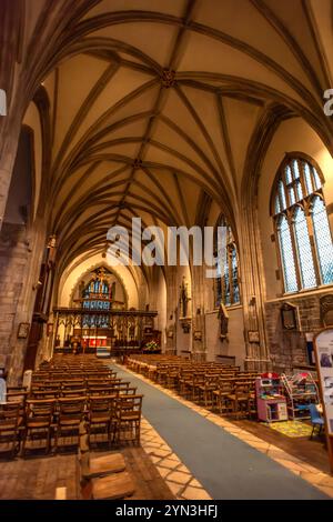 Crowland, 14. November 2024: Crowland Abbey Stockfoto