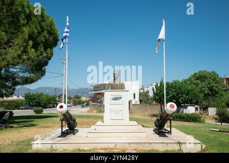 Konstantinos Kanaris, Eretria, Euböa, Zentralgriechenland Stockfoto