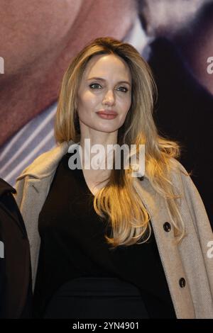 Turin, Italien. November 2024. Angelina Jolie war beim 42. Torino Film Festival 2024 am 24. November 2024 in Turin, Italien. Foto: Marco Piovanotto/ABACAPRESS. COM Credit: Abaca Press/Alamy Live News Stockfoto