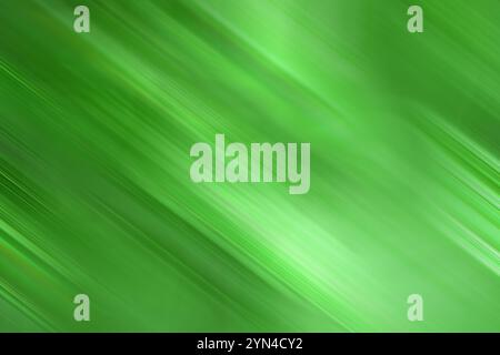 Abstrakter Hintergrund mit grüner Bewegungsunschärfe. Stockfoto