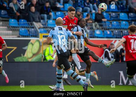 Fußball 3. Liga, Saison 2024/25, 15. Spieltag: Waldhof Mannheim gegen Hannover 96 II Stockfoto