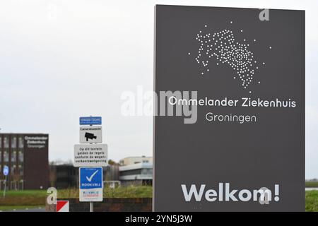 Niederländische Zentralklinik macht Millionen-Verluste. Blick auf die niederländische Zentralklinik Ommelander Ziekenhuis in der Provinz Groningen. Niederländische Medien zufolge macht das Krankenhaus derzeit Millionen-Verluste. Scheemda Groningen Niederlande *** niederländisches Zentralkrankenhaus macht Millionen an Verlusten Ansicht des niederländischen Zentralkrankenhauses Ommelander Ziekenhuis in der Provinz Groningen Laut niederländischen Medien macht das Krankenhaus derzeit Millionen an Verlusten Scheemda Groningen Niederlande Urheberrecht: Xdiebildwerftx Stockfoto