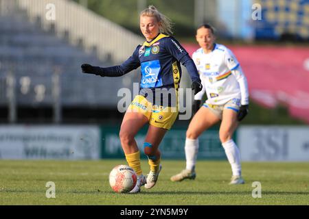 Wien, Österreich. November 2024. St. Polten, Österreich, 24. November 2024: Lara Hocherl (11 erster Wiener FC) in Aktion während des Admiral Frauen Bundesliga Matches First Vienna FC gegen St Polten in hoher Warte Tom Seiss/SPP (Tom Seiss/SPP) Credit: SPP Sport Press Photo. /Alamy Live News Stockfoto