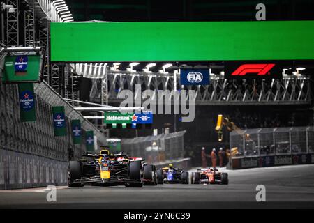 Max Verstappen (NED, Oracle Red Bull Racing #1) USA, Formel 1 Weltmeisterschaft, Grand Prix von Las Vegas, Las Vegas Strip Circuit, 23.11.2024 Foto: Eibner-Pressefoto/Thomas Fuessler Stockfoto