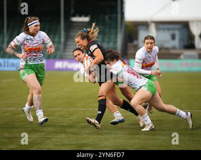 Hendon, North London, Großbritannien. November 2024. Hendon, North London, England, 24. November 2024: Lotte Sharp (11 Sarazenen) im StoneX Stadium in Hendon, North London, England. (Jay Patel/SPP) Credit: SPP Sport Press Photo. /Alamy Live News Stockfoto