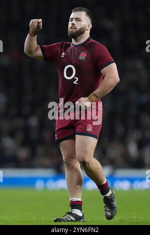 London, Großbritannien. 24. November 2024; Allianz Stadium, London, England: Herbst Rugby International, England gegen Japan; Luke Cowan-Dickie aus England Credit: Action Plus Sports Images/Alamy Live News Stockfoto