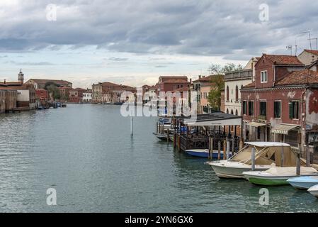 Canal Grande di Murano, Insel Venedig, Italien, Europa Stockfoto