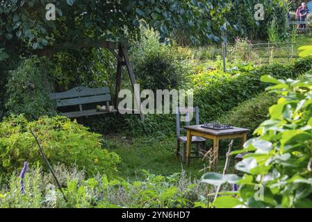 HOBBITON, NEUSEELAND, 20. JANUAR 2023, berühmtes Dorf Hobbiton in Matamata aus den Filmen der Hobbit und Herr der Ringe, Neuseeland, Ozeanien Stockfoto