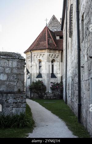 Im Inneren des berühmten Burghausen in Bayern, dem längsten Schloss der Welt, Deutschland, Europa Stockfoto