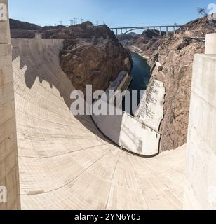 Der große Hoover-Staudamm im Südwesten der USA Stockfoto