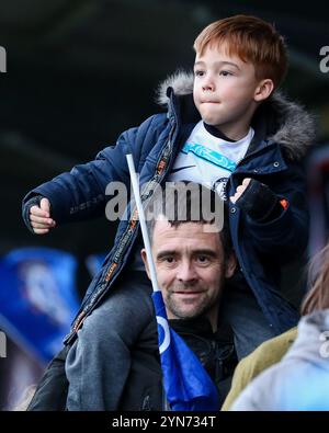 Kingston upon Thames, Großbritannien. November 2024. Chelsea Women Genießen Sie die Atmosphäre nach dem Spiel das Barclays Women's Super League Match Chelsea FC Women vs Manchester United Women im Kingsmeadow Stadium, Kingston upon Thames, Großbritannien, 24. November 2024 (Foto: Izzy Poles/News Images) in Kingston upon Thames, Großbritannien am 24. November 2024. (Foto: Izzy Poles/News Images/SIPA USA) Credit: SIPA USA/Alamy Live News Stockfoto