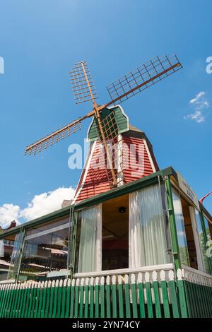 Nova Petropolis, Brasilien - 10. November 2024: Cidade Zaandam, niederländisches Restaurant in Nova Petropolis, Serra Gaucha Stockfoto