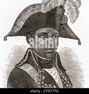 Toussaint Louverture, Francois-Dominique Toussaint Louverture (1743–1803), haitianischer General und prominenter Führer der Haitianischen Revolution. Stockfoto