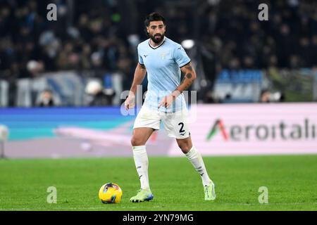 Rom, Italien. November 2024. Während des Fußballspiels der Serie A zwischen SS Lazio und Bologna FC im Olimpico-Stadion in Rom (Italien) am 24. November 2024. Quelle: Insidefoto di andrea staccioli/Alamy Live News Stockfoto