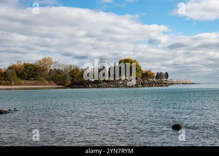 Strand im Bluffer's Park in Scarborough, Toronto, Ontario, Kanada Stockfoto