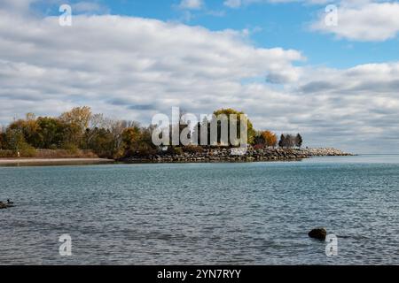 Strand im Bluffer's Park in Scarborough, Toronto, Ontario, Kanada Stockfoto