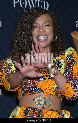 November 24, 2024, Los Angeles, CA, USA: LOS ANGELES - 24. November: Wendy Raquel Robinson bei den Koshie Mills Erben von Afrika präsentieren am 24. November 2024 in Los Angeles, CA (Kreditbild: © Kay Blake/ZUMA Press Wire) REDAKTIONELLE VERWENDUNG! Nicht für kommerzielle ZWECKE! Stockfoto