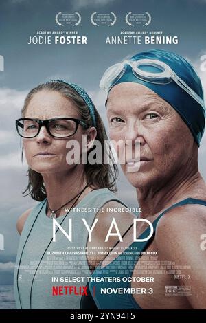NYAD (2023), Regie: JIMMY CHIN und ELIZABETH CHAI VASARHELYI. Beschreibung: Black Bear Pictures/Mad Chance/Album Stockfoto
