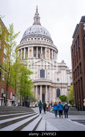 Die St. Paul's Cathedral, die Kathedrale in London, England Stockfoto