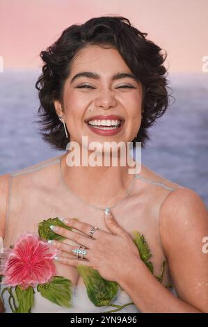 Auli i Cravalho bei der Premiere des Animationsfilms Moana 2 / Vaiana 2 im Cineworld Leicester Square. London, 24.11.2024 *** Auli i Cravalho bei der Premiere des Zeichentrickfilms Moana 2 Vaiana 2 am Cineworld Leicester Square London, 24 11 2024 Foto:XS.xVasx/xFuturexImagex moana 4185 Stockfoto