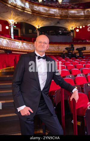 Wien, Österreich. November 2024. Verleihung des Nestroy-Theaterpreises 2024 im Volkstheater Wien, Österreich, am 24. November 2024. Peter SCHÖBER. - 20241124 PD15631 Credit: APA-PictureDesk/Alamy Live News Stockfoto