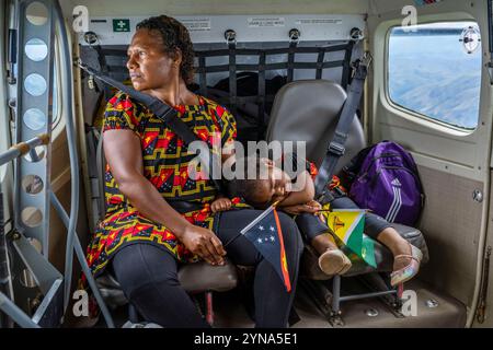 Papouasie-Nouvelle-Guinée, Provinz Eastern Highlands, Goroka, Flugzeug der Mission Aviation Fellowship (MAF) Stockfoto