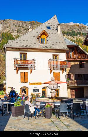 Frankreich, Hautes-Alpes, Region Briancoonnais, Guisane-Tal, Le Monetier-les-Bains (alt: 1500 m) Stockfoto