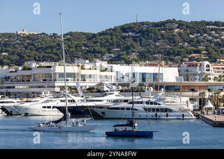 Frankreich, Alpes-Maritimes, Cannes, die Régates Royales, jährliche klassische Segelregatten Stockfoto