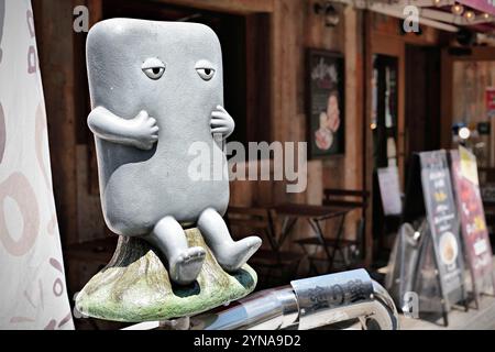 Japan, Honshu Island, Kanto, Chofu, Manga Statue, GeGeGe no Kitaro, Autor, Shigeru Mizuki. Stockfoto