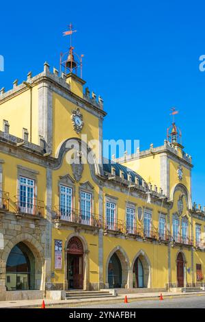 Portugal, nördliche Region, Barcelos, Bühne auf dem portugiesischen Zentralweg, einer der Wege in Richtung Santiago de Compostela, dem Rathaus Stockfoto