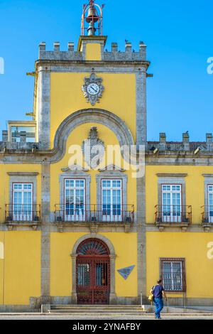 Portugal, nördliche Region, Barcelos, Bühne auf dem portugiesischen Zentralweg, einer der Wege in Richtung Santiago de Compostela, dem Rathaus Stockfoto