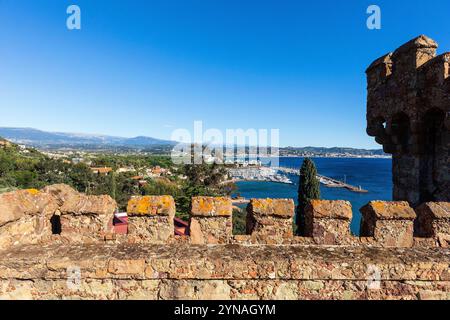 Frankreich, Alpes Maritimes (06), Golfe de la Napoule, Mandelieu La Napoule, Chateau du d'Agecroft, Village de Vacances Stockfoto