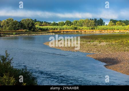 Frankreich, Bouches du Rhone (13), Charleval, La Durance Stockfoto