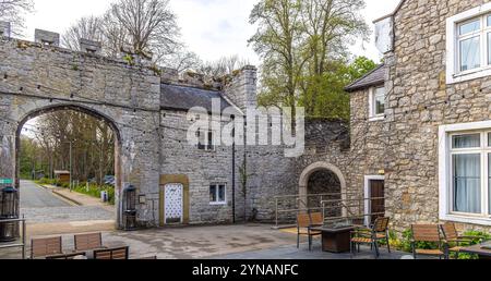 Bodelwyddan Castle in North Wales 2025, Museum in England. Öffnen Stockfoto