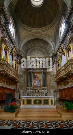 Brescia, Italien. Das Innere der Kirche Santa Maria della Pace oder Heilige Maria des Friedens Stockfoto