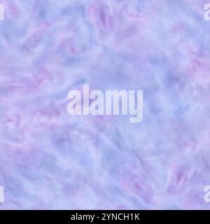 Abstraktes Aquarell Wellenblau lila Textur Hintergrund nahtloses Muster. Simulation von Wasser- oder Himmelsstrukturen. Perfekt für stilvoll und kreativ Stockfoto