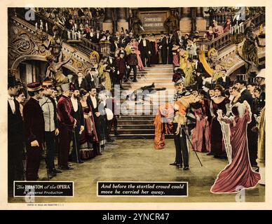 Carl Laemmle präsentiert das Phantom der Oper (Universal, 1925). Lobby Card - Horror - Mit Lon Chaney, Mary Philbin, Norman Kerry Stockfoto