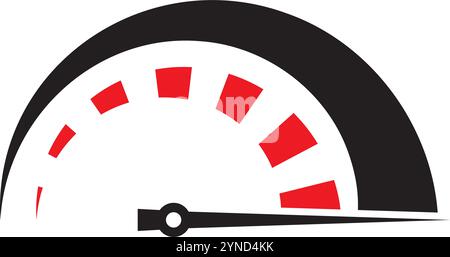 Symbol Messgerät. Vektorabbildung Stock Vektor