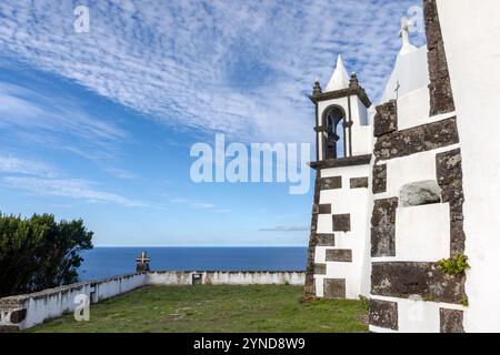 Die Eremitage von Nossa Senhora da Ajuda ist eine portugiesische Eremitage auf dem Monte da Senhora da Ajuda in Santa Cruz, Insel Graciosa, in Th Stockfoto