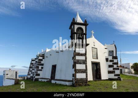 Die Eremitage von Nossa Senhora da Ajuda ist eine portugiesische Eremitage auf dem Monte da Senhora da Ajuda in Santa Cruz, Insel Graciosa, in Th Stockfoto