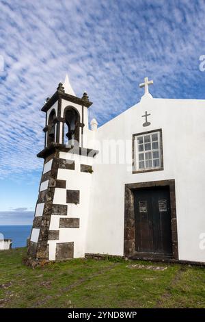 Die Eremitage von Nossa Senhora da Ajuda ist eine portugiesische Eremitage auf dem Monte da Senhora da Ajuda in Santa Cruz, Insel Graciosa, in Th Stockfoto