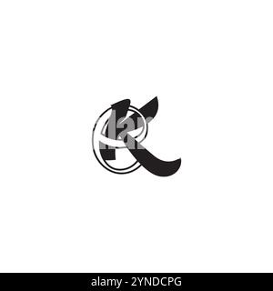 EK, KE, E UND K abstraktes Initial-Monogramm-Letter-Logo-Design Stock Vektor