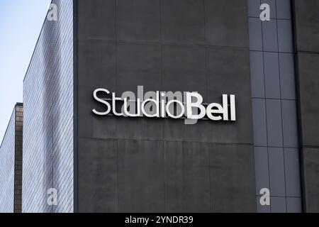 Calgary, Alberta, Kanada. Juni 2023. Studio Bell, Heimstadion des National Music Centre-Gebäudes Stockfoto