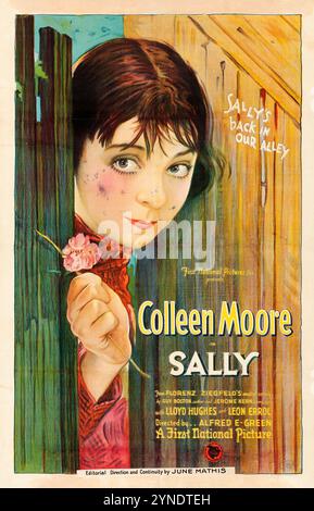 Sally (First National, 1925). Filmplakat - Portrait Style - Lloyd Hughes, Leon Errol, Alfred E Green - Colleen Moore aus Ziegfelds Musical Comedy Stockfoto